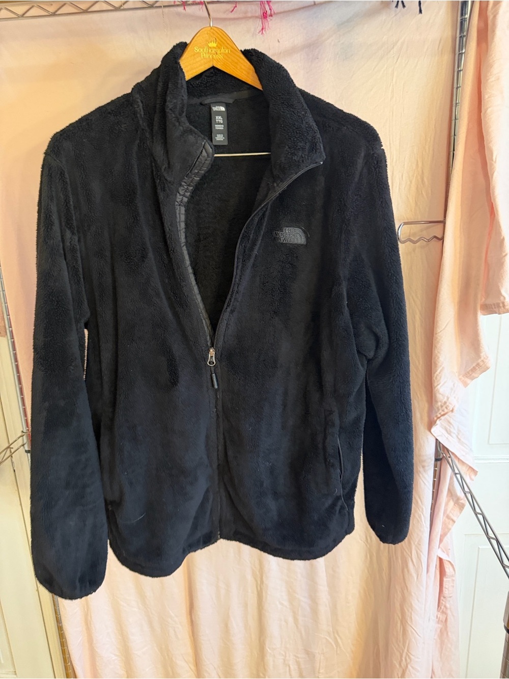 The North Face Women's Black Sherpa Fleece Jacket XXL